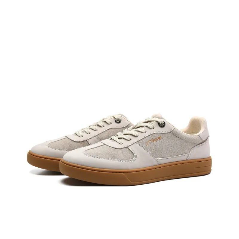 S. T.DUPONT Low Top Skateboard Shoes Men's Gray-1