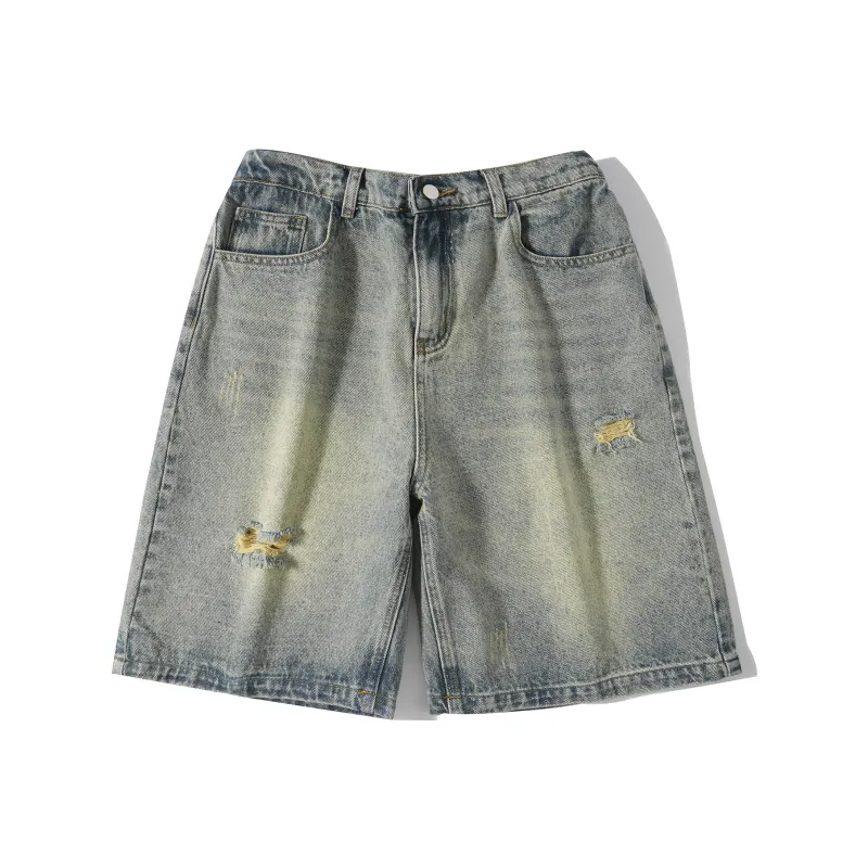 BRYAN JIMENEZ Denim Shorts Unisex-7