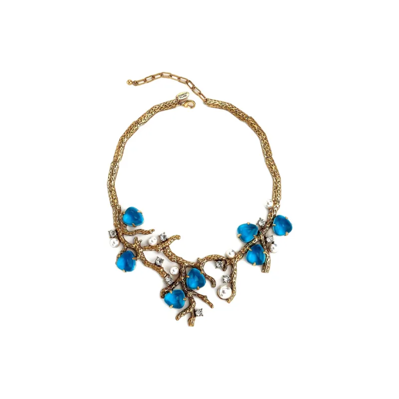 Kenneth Jay Lane Sea Branch Necklace-1