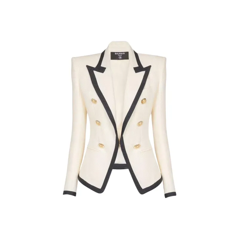 BALMAIN Jackets & Coats Women's Beige-0