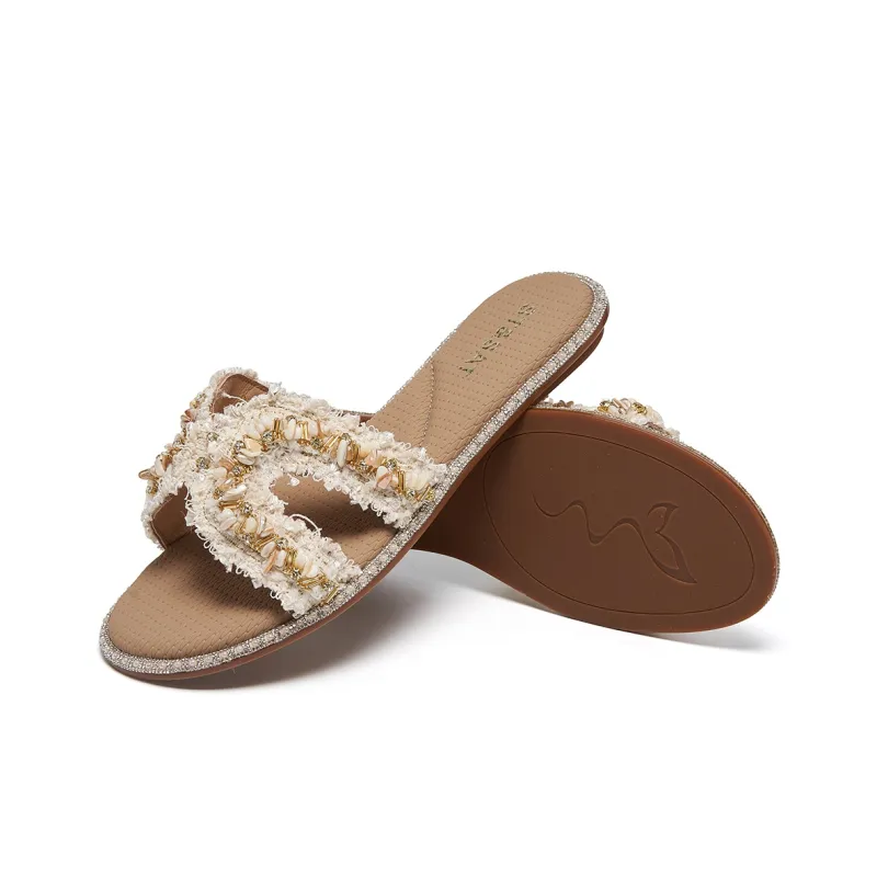 ST&SAT Odor Resistant Quick Dry Antibacterial Slide Slippers Women's-5