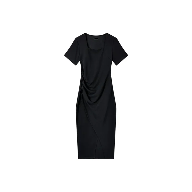 GUOZHEN Short Sleeved Dress Women's-0