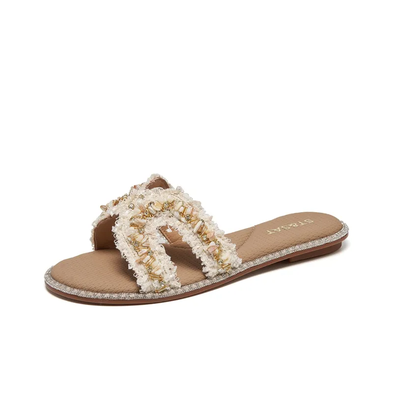 ST&SAT Odor Resistant Quick Dry Antibacterial Slide Slippers Women's-1