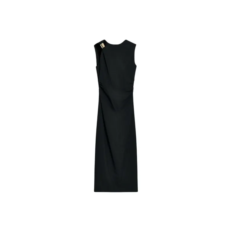 ZARA Sleeveless Dresses Women's Black-0