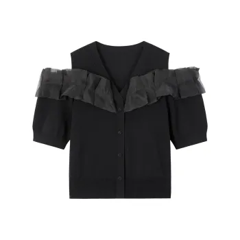 PEACEBIRD Knitwear Women's Black