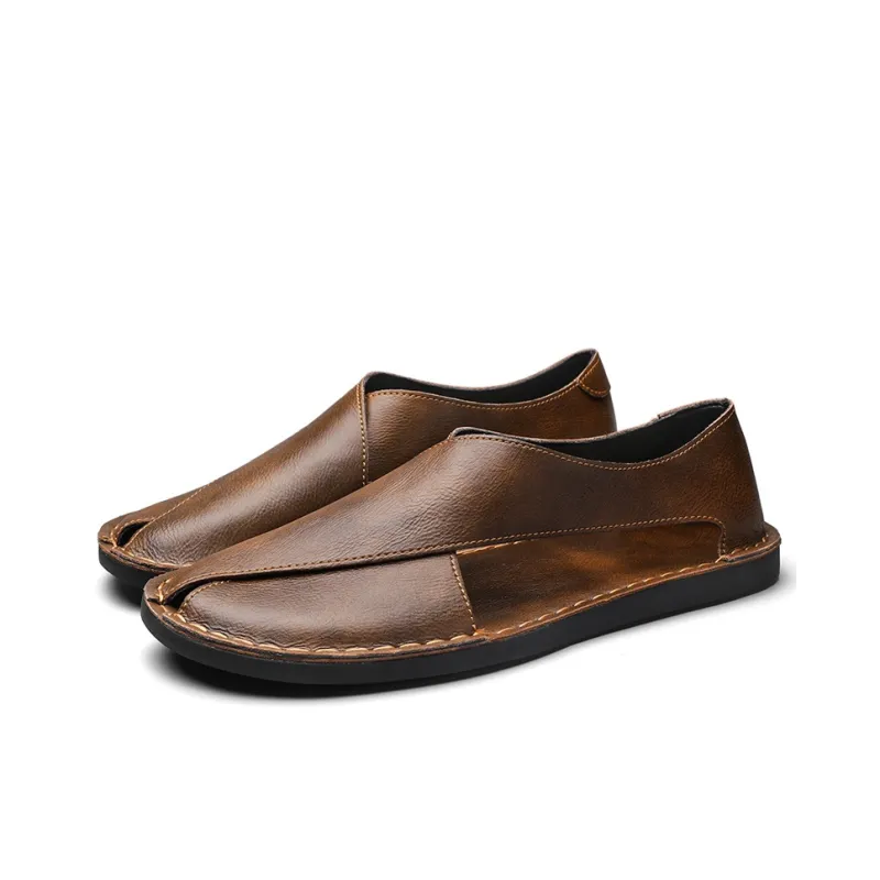 SENGUIBUCK Beach Sandals Men Brown/Black-2