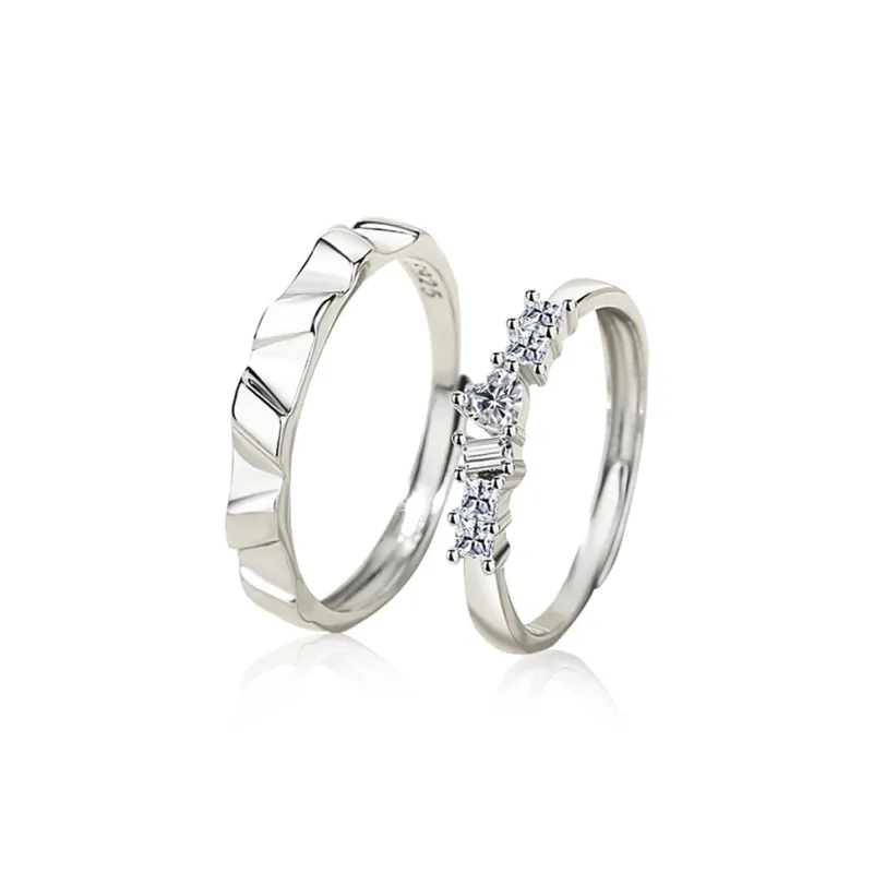 MINGTAIZHUBAO S925 Silver Rings Unisex-0