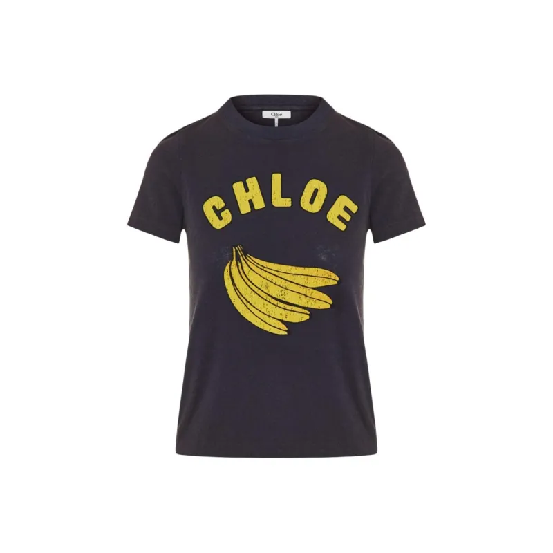 Chloé T Shirts Women's Blue-0