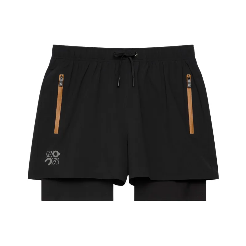 On x LOEWE Performance Sports Shorts Men's Black-0