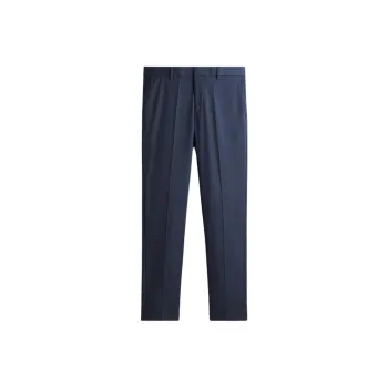 H&M Suit Trousers Men Dark Blue