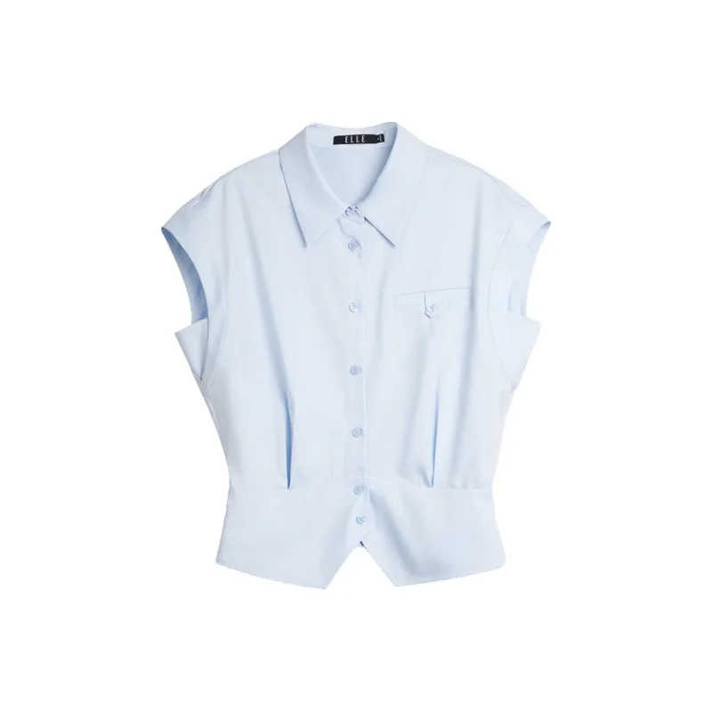 ELLE Shirts Women's Blue-0