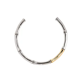 KENNETH JAY LANE Rhodium Necklaces Women's Silver