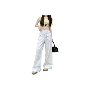 Flowers in water Jeans Women's Image Color