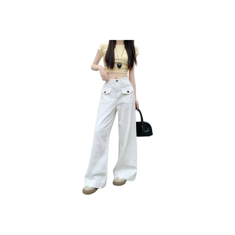 Flowers in water Jeans Women's Image Color-0