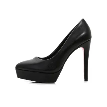 Lan Miao Slim Heel High Heels 12CM Women's Black
