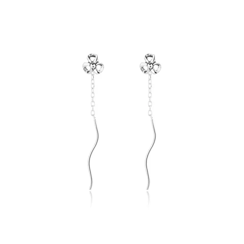 Yab S925 Silver Drop Earrings Women's-3