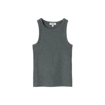 COS Tank Tops Women's Dark Gray