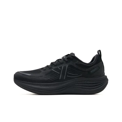 XTEP Shock Absorbers With Slip Resistant Features Low Top Casual City Commute Running Shoes Men's Black