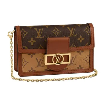 LOUIS VUITTON Dauphine Chain Wallet