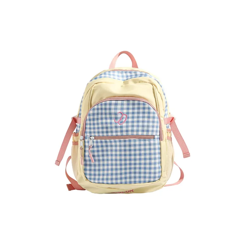 WICKBUEN Fabric Backpack Unisex Yellow/Black-0