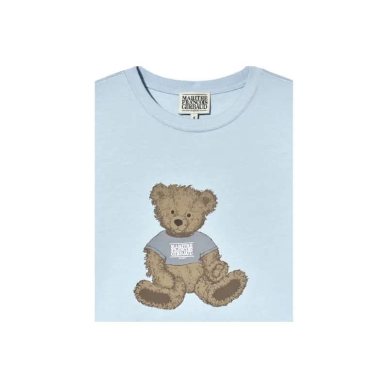 MARITHE FRANCOIS GIRBAUD Regular T Shirt Women's Ice Blue-5