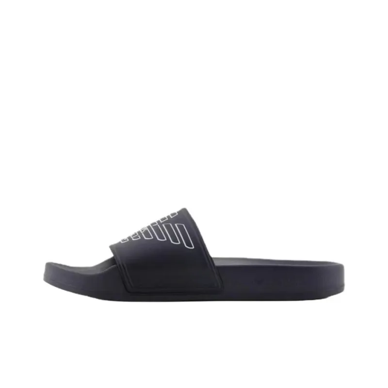 EMPORIO ARMANI Slide Slippers Men's Black-0