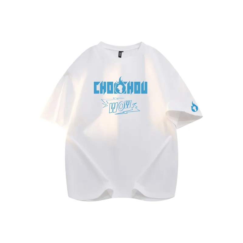 CHOUCHOUS Drop Shoulder Sleeve T Shirt Women's-4
