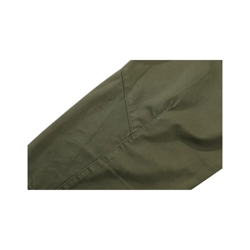 FAKE VINTAGE Casual Pants Unisex Army Green-2