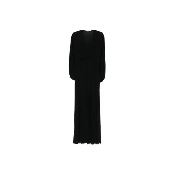 PHILOSOPHY DI LORENZO SERAFINI SS25 Long Sleeved Dress Women's Black
