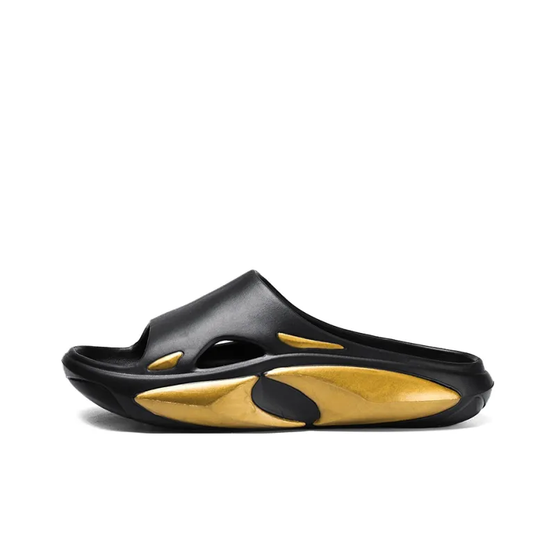 ROBINHOOD Quiet Slip Resistant Odor Resistant Abrasion Resistant Quick Dry Cushioning Slide Slippers Men's-15