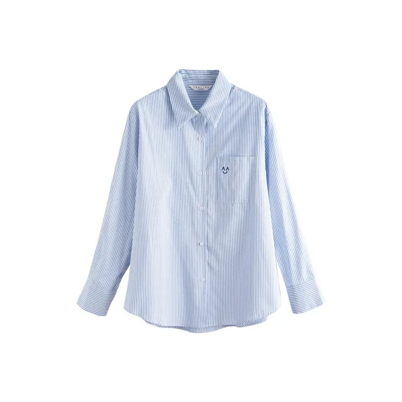Tonlion Shirts Women's Blue-0
