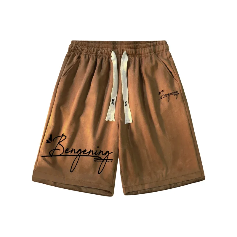 BENGEN Casual Shorts Unisex-8