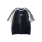 Navy Blue & Heather Gray