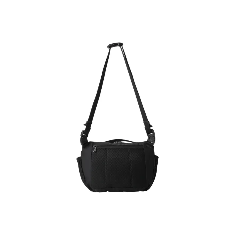 SALOMON Nylon Shoulder Bag, Crossbody Bag Unisex Black-3