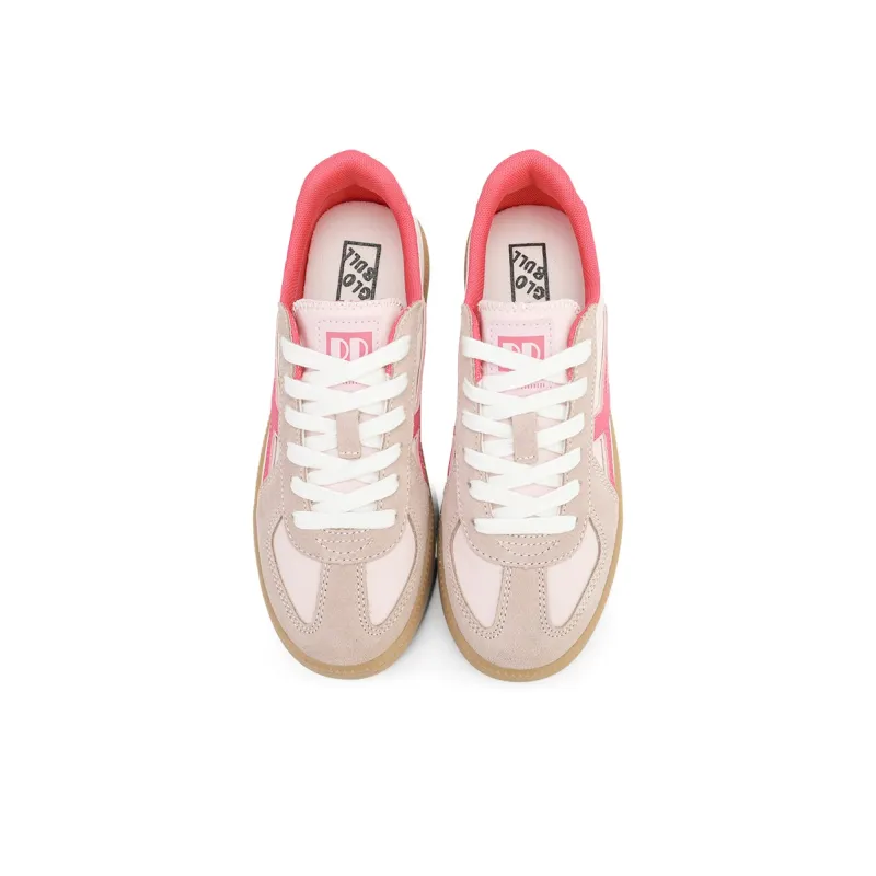 GLO BULL Slip Resistant, Abrasion Resistant, Breathable Low Top Skateboard Shoes Women's Pink-3