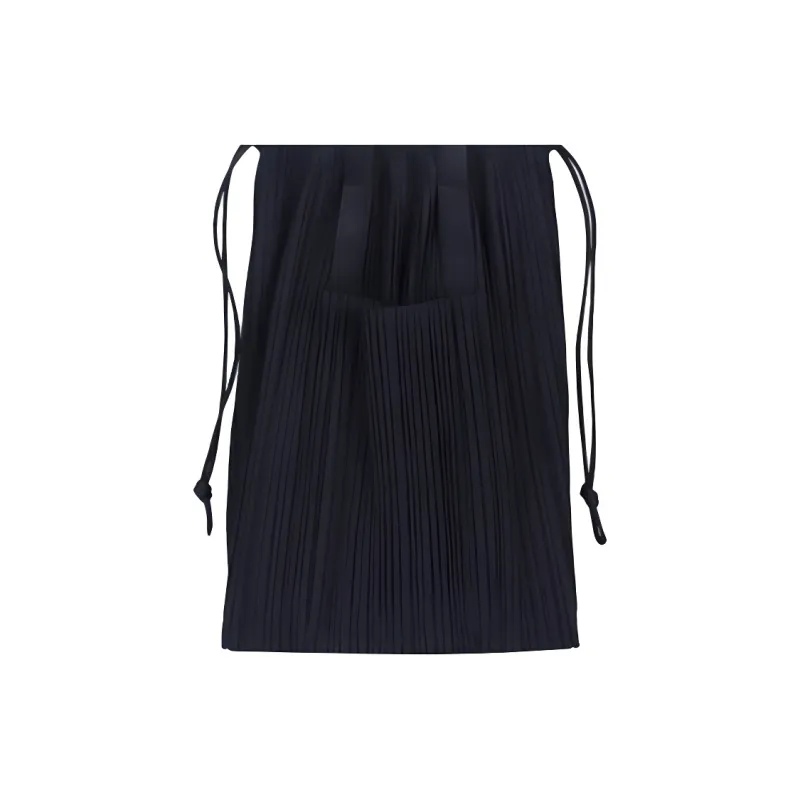 ISSEY MIYAKE Polyester Handbag Women's Black-2