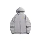[UPF50+Super-Light Breathable]Light Gray (B Metal Dog Chest Logo)