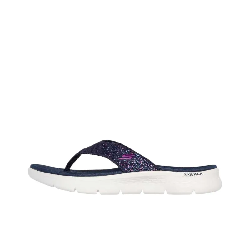 Skechers Go Walk Fle Flip Flops Women's Marine Blue-0
