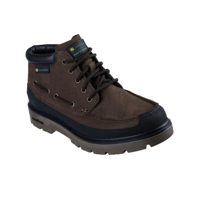Skechers Relaxed Fit Crew Outdoor Boots Men's Brown-2
