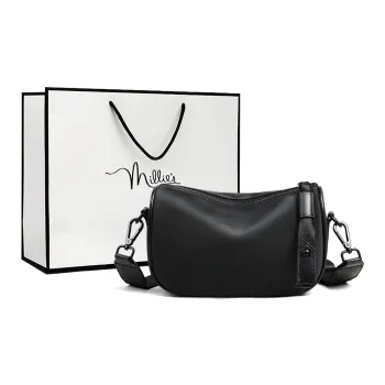 MILLIE'S Fabric Crossbody Bag, Shoulder Bag Regular Women's Black