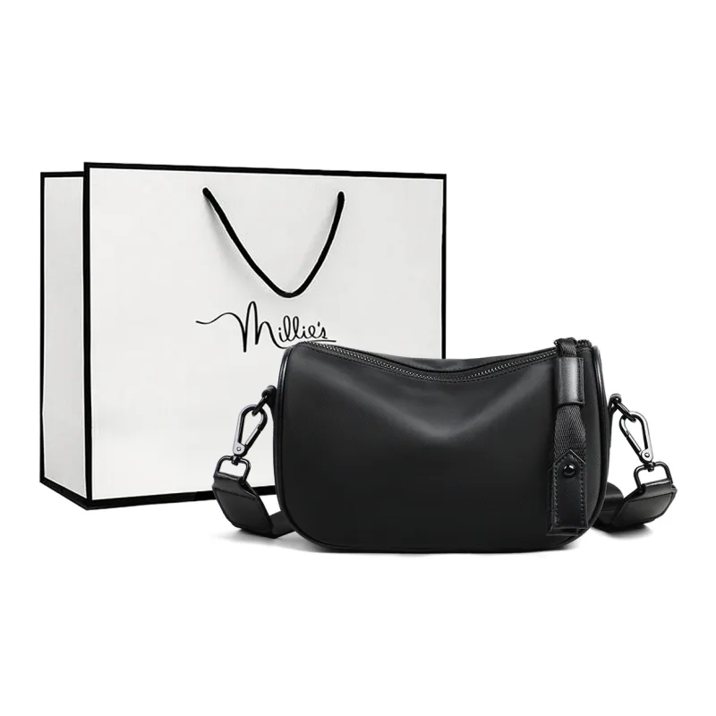 MILLIE'S Fabric Crossbody Bag, Shoulder Bag Regular Women's Black-0
