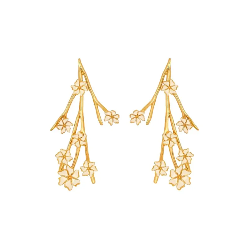 Oscar De La Renta Flower detailing Earrings-0