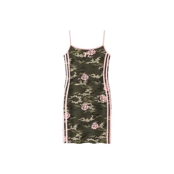 CHUU Slip Dresses Women's Green Camouflage