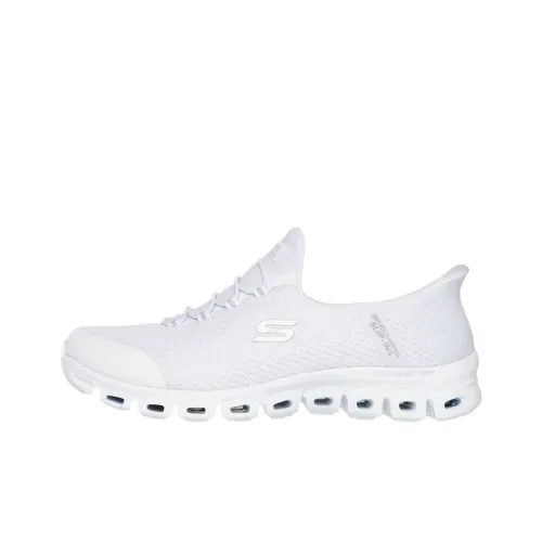 Skechers Glide Step Pursuit Low Top Casual Shoes Women's White