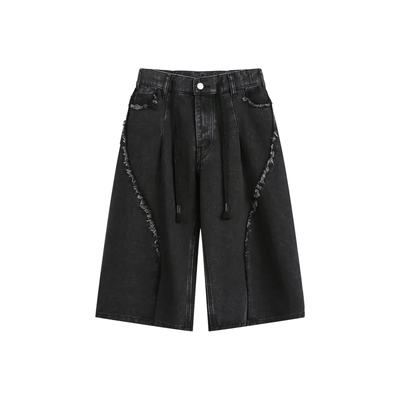 Jeep Fashion Sports Collection Outdoor Luxury Collection Denim Shorts Men's-6