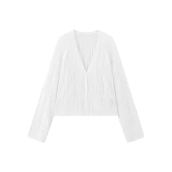PEACEBIRD Knitwear Women's Champagne White