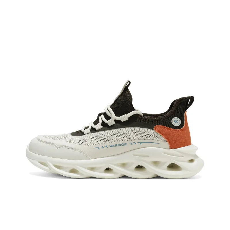 WARRIOR Casual Shoes Men Low Top White/Black/Beige/Coffee/Orange/Black-8