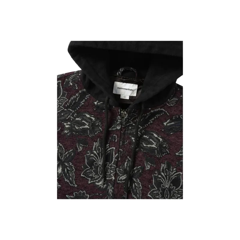 Thisisneverthat Jackets Unisex Dark Purple Red-3