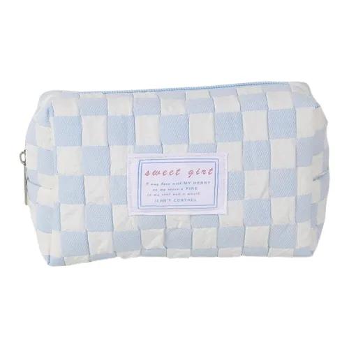 QEEDNS Checkerboard Good Looking Makeup Bags Portable On The Go