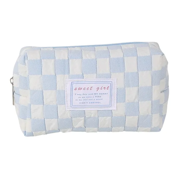 QEEDNS Checkerboard Good Looking Makeup Bags Portable On The Go-0